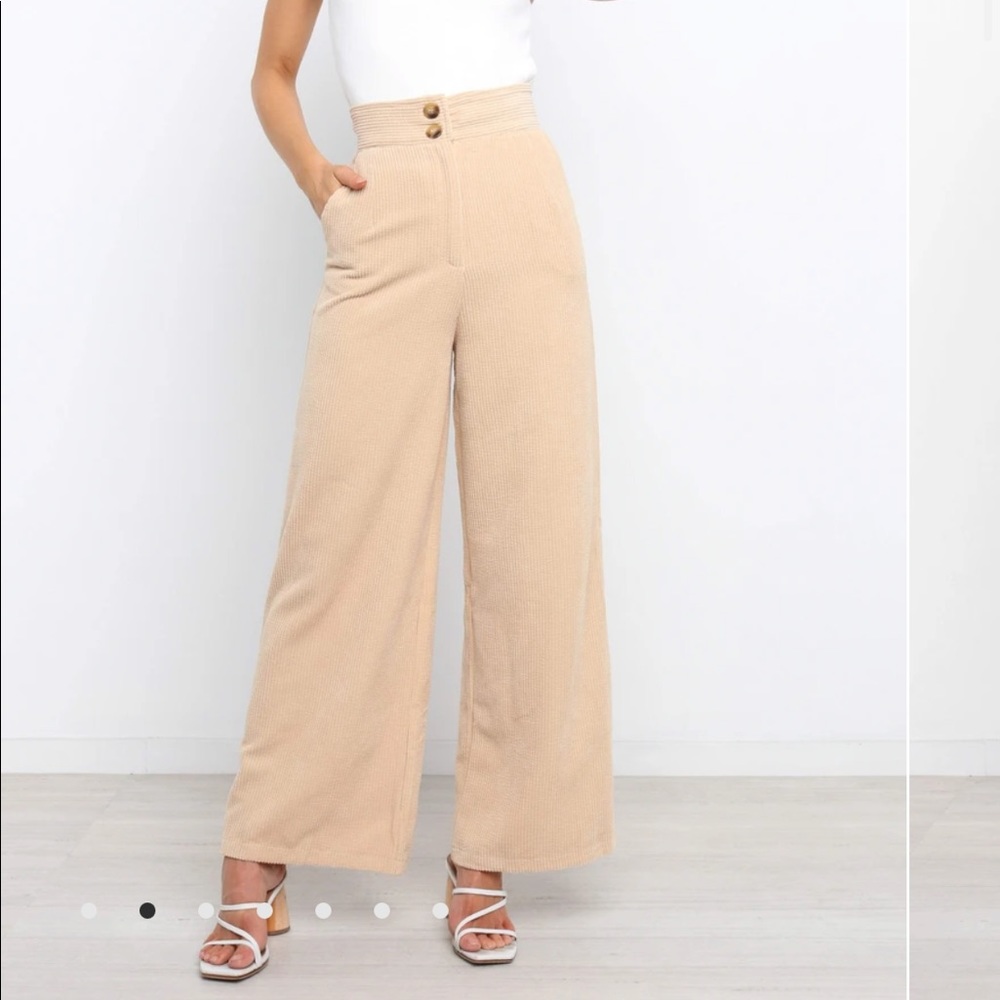 NWT Petal & Pup Amply Wide Leg Pant in Corduroy